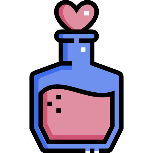 Love potion Detailed Straight Lineal color icon