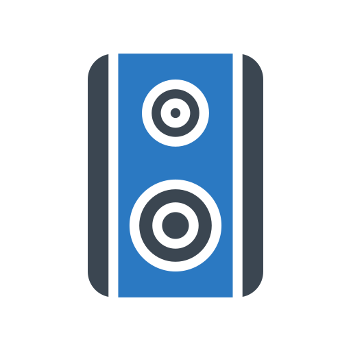스피커 Generic Blue icon