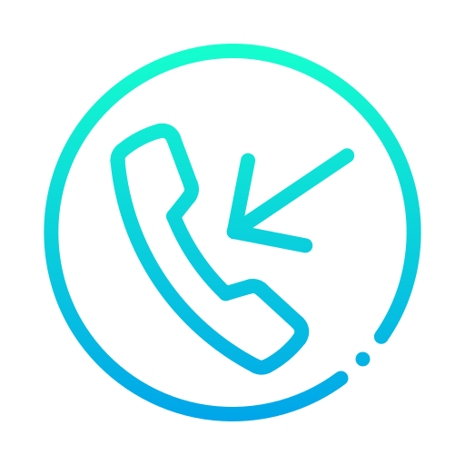 Incoming call Generic Gradient icon
