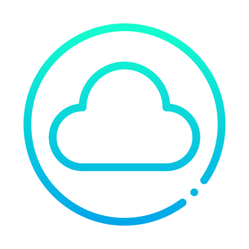 Cloud storage Generic Gradient icon