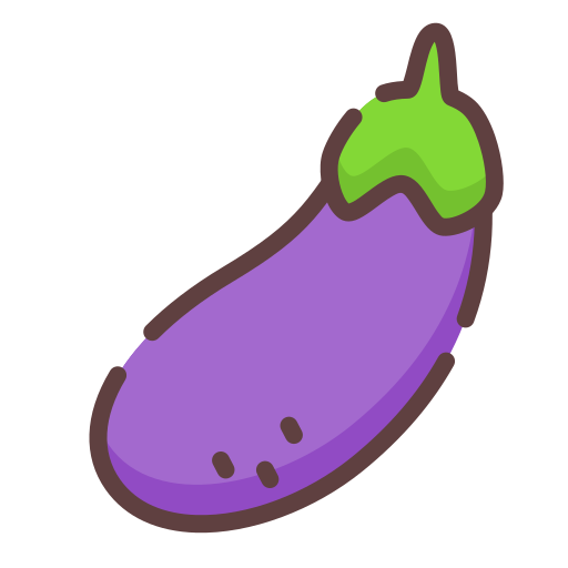 aubergine Generic Outline Color Icône