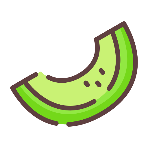 melon Generic Outline Color Icône