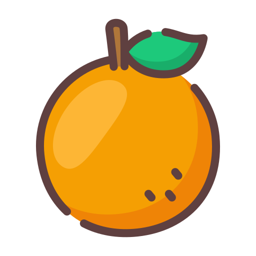 pomarańczowy Generic Outline Color ikona