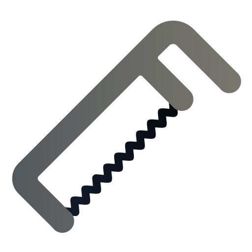 Hacksaw Andinur Flat Gradient icon