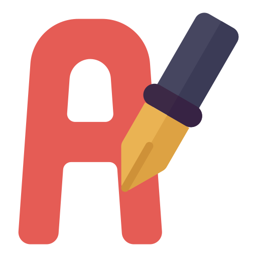 lettertype Generic Flat icoon