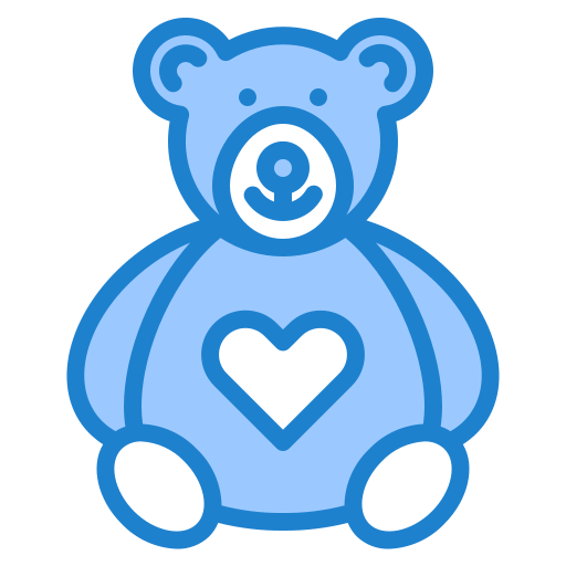 beer speelgoed srip Blue icoon
