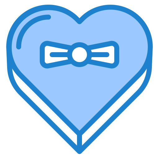 caja de regalo srip Blue icono