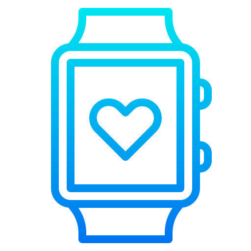 Smartwatch srip Gradient icon