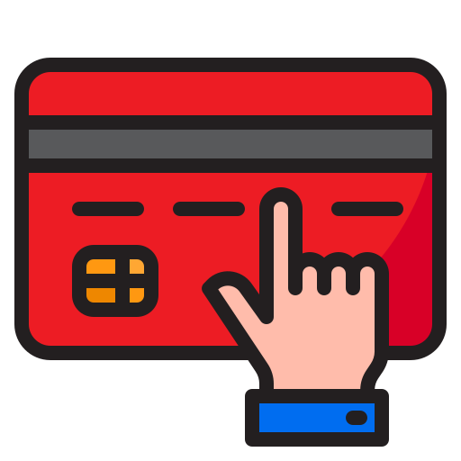 Credit card srip Lineal Color icon