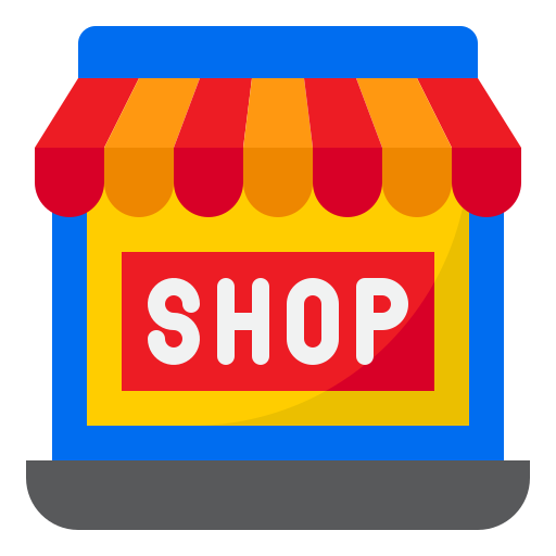 online shop srip Flat icon
