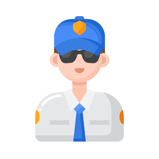 Security guard Flaticons Flat icon