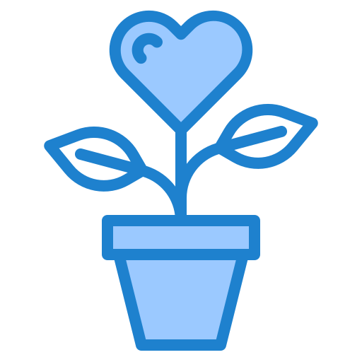 plant srip Blue icoon