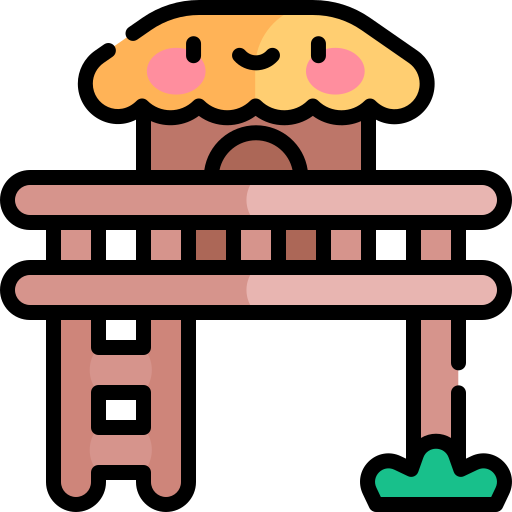 Hut Kawaii Lineal color icon