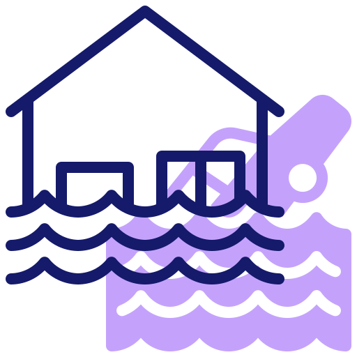 홍수 Inipagistudio Lineal Color icon
