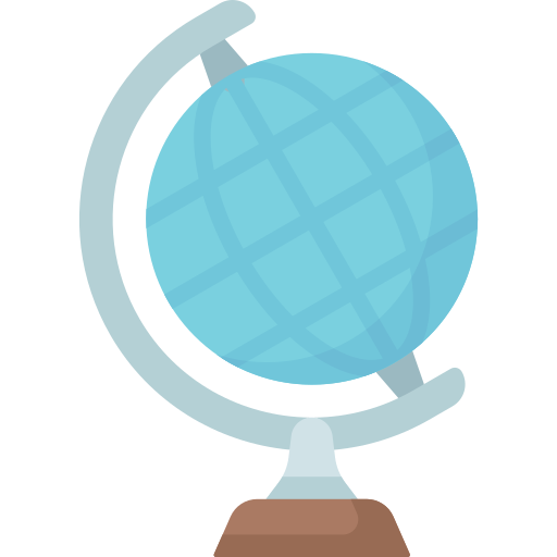 globe-raster Special Flat icoon