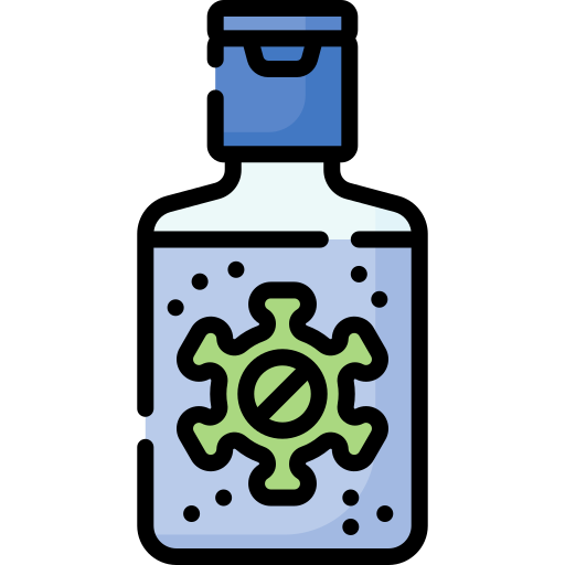 alcohol en gel Special Lineal color icono