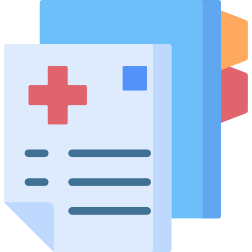 Medical record Special Flat icon