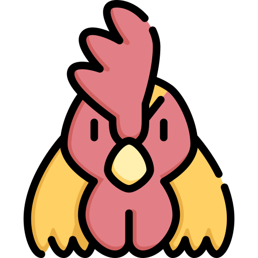 Rooster Special Lineal color icon