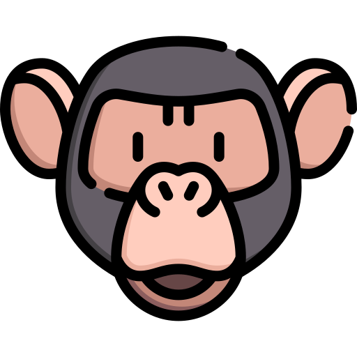 scimpanzé Special Lineal color icona