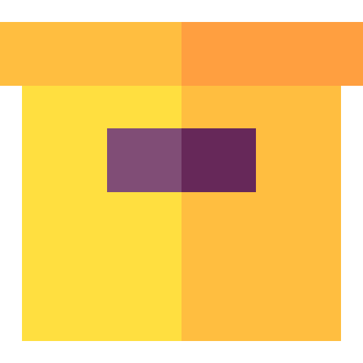 karton Basic Straight Flat icon