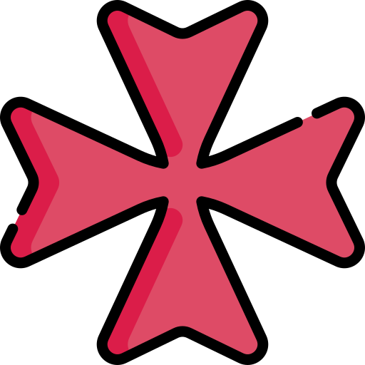 malteserkreuz Special Lineal color icon