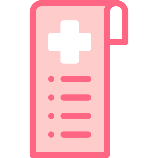 prescription médicale Detailed color Lineal color Icône