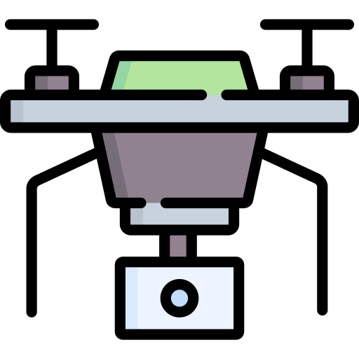 Camera drone Special Lineal color icon