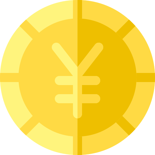 Yen Basic Rounded Flat icon