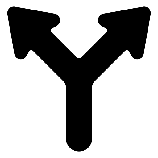 y kruising Generic Glyph icoon