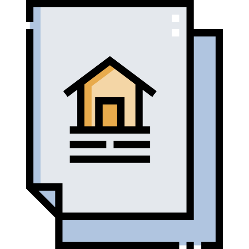 План дома Detailed Straight Lineal color иконка