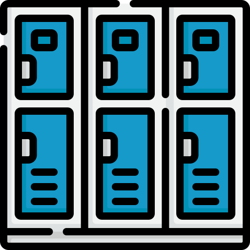 学校のロッカー Special Lineal color icon