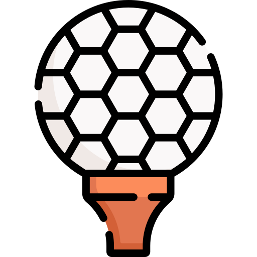 pelota de golf Special Lineal color icono