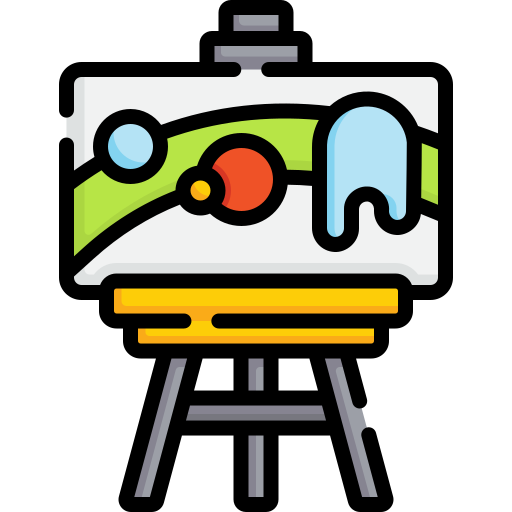 Easel Special Lineal color icon