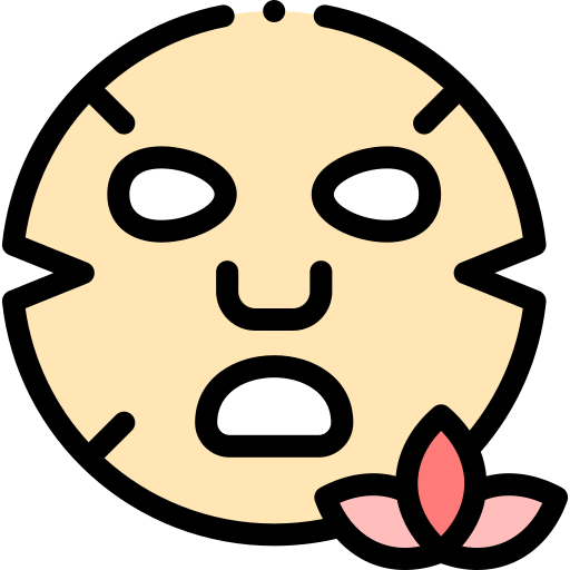 maska na twarz Detailed Rounded Lineal color ikona