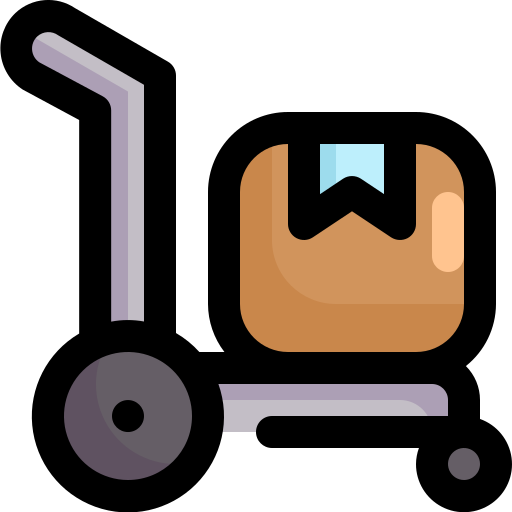 wózek do wózka Generic Outline Color ikona