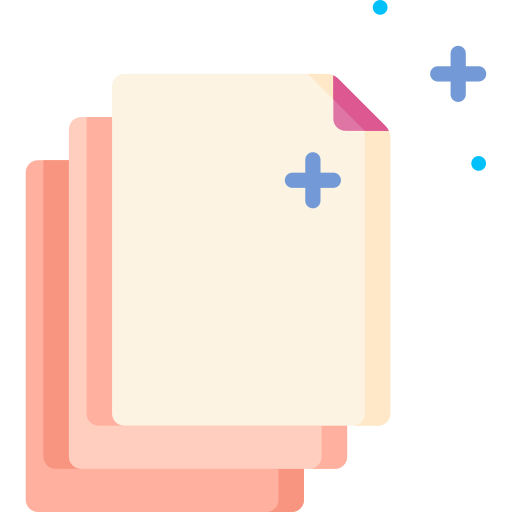 Blank paper Special Flat icon
