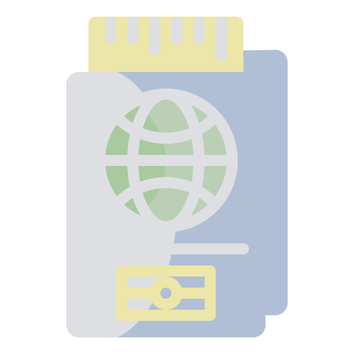 paszport Generic Flat ikona