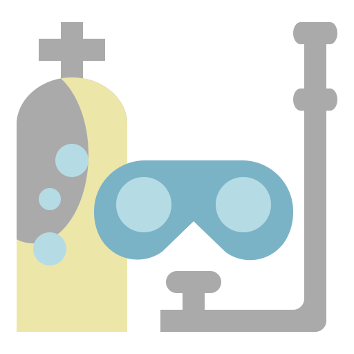 Подводное плавание Generic Flat иконка