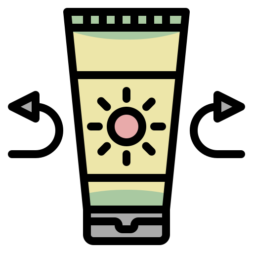 Sun block Generic Outline Color icon