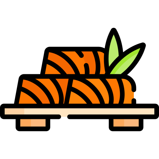 sashimi Special Lineal color icono