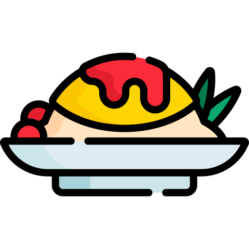 omurice Special Lineal color icona
