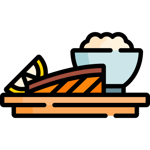 arroz Special Lineal color icono