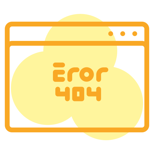 error 404 Generic Rounded Shapes icono