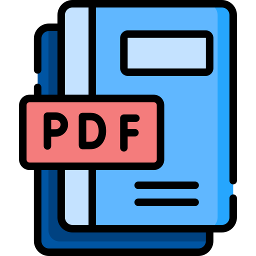 archivo pdf Special Lineal color icono