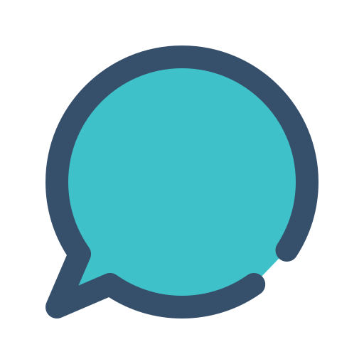 Chat Generic Blue icon