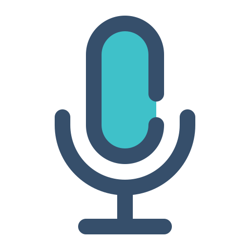 Microphone Generic Blue icon