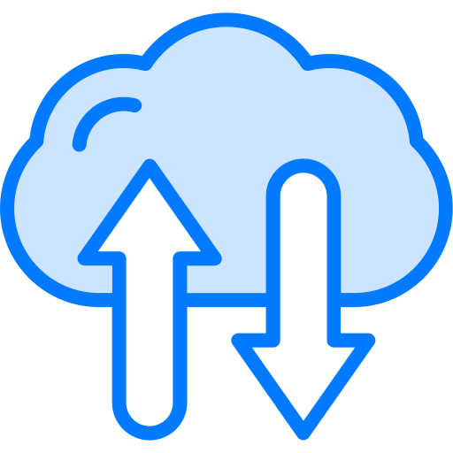 Облачные данные Generic Blue иконка