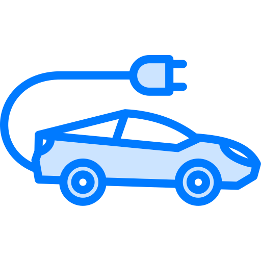 coche eléctrico Generic Blue icono