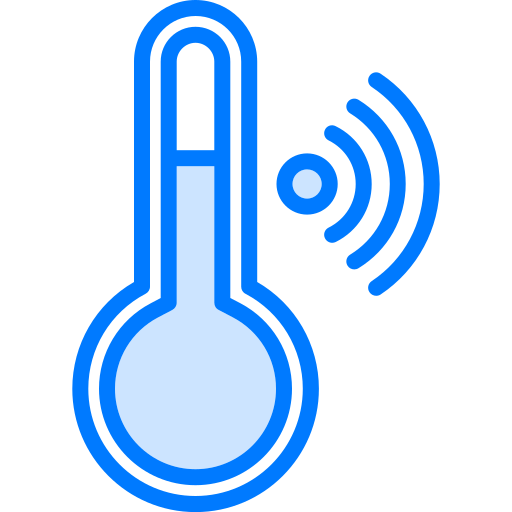 control de temperatura Generic Blue icono