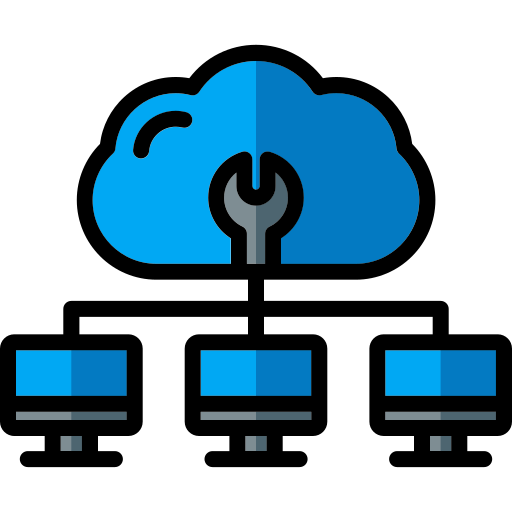 Cloud service Generic Outline Color icon